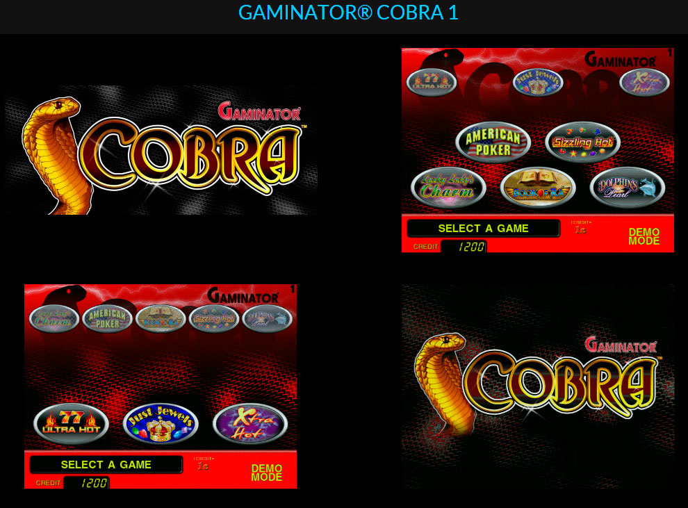 Миксы(наборы игр) Gaminator Cobra
