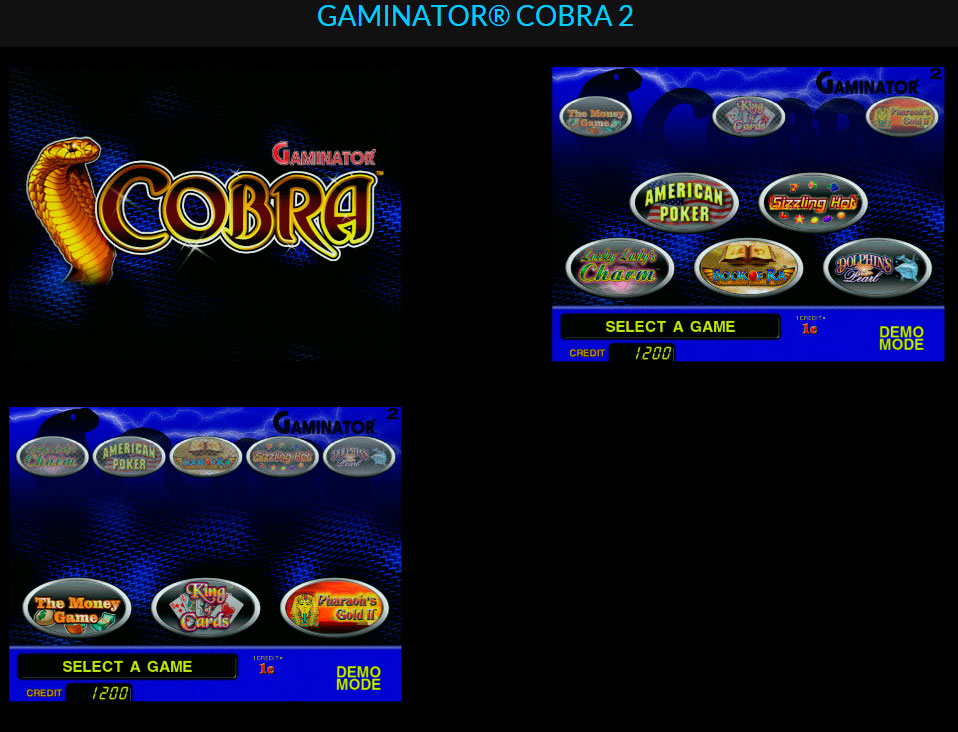 Миксы(набор игр) Gaminator Cobra 2