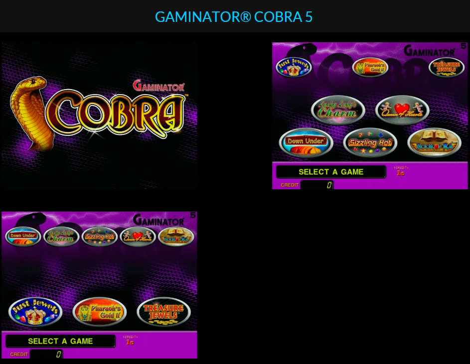 Микс(набор игр) Gaminator Cobra 5